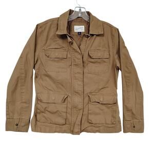 Universal Thread Utility Jacket Size XS Military Brown Cotton Blend 4 Pockets